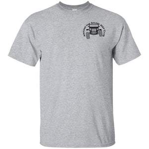 ASJC black logo 2-sided print G200B Gildan Youth Ultra Cotton T-Shirt