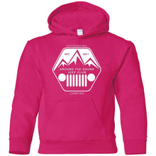 ASJC white logo G185B Gildan Youth Pullover Hoodie