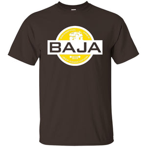 BAJA white logo G200 Gildan Ultra Cotton T-Shirt