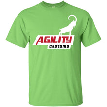 Agility Customs white logo G200B Gildan Youth Ultra Cotton T-Shirt