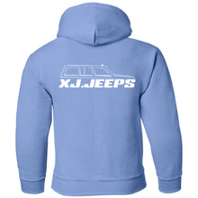 XJ Jeeps 2-sided print G185B Gildan Youth Pullover Hoodie
