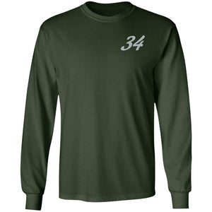 Yeti Motorsports logo 2-sided print G240 Gildan LS Ultra Cotton T-Shirt