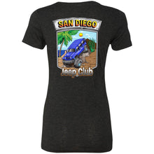 San Diego jeep club 2-sided print NL6710 Ladies' Triblend T-Shirt