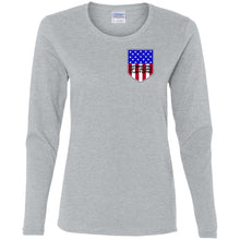 American Off-Road 2-sided print G540L Ladies' Cotton LS T-Shirt