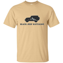 Black Jeep Battalion G200 Gildan Ultra Cotton T-Shirt