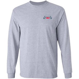 Heatbeaters 2-sided print G240 Gildan LS Ultra Cotton T-Shirt