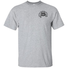 ASJC black logo 2-sided print G200 Gildan Ultra Cotton T-Shirt