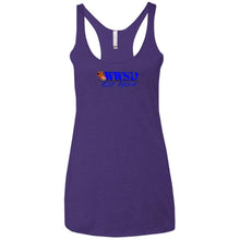 WWSD 2-sided w/ Team Indiana back NL6733 Next Level Ladies' Triblend Racerback Tank