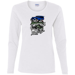 H57 Racing G540L Gildan Ladies' Cotton LS T-Shirt