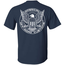 American Offroad Customs Horizontal white 2-sided print G500 5.3 oz. T-Shirt