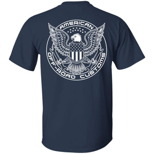 American Offroad Customs Horizontal white 2-sided print G500 5.3 oz. T-Shirt
