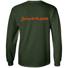 John's 4x4 tread print logo 2-sided print G240 LS Ultra Cotton T-Shirt