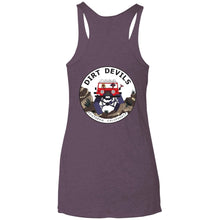 Dirt Devils Jeep Club 2-sided print NL6733 Ladies' Triblend Racerback Tank