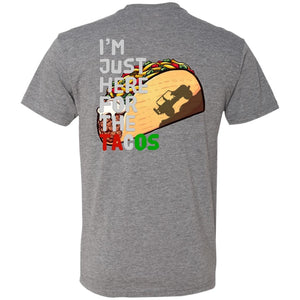 Jeep Paparazzi gray 2-sided print NL6010 Men's Triblend T-Shirt