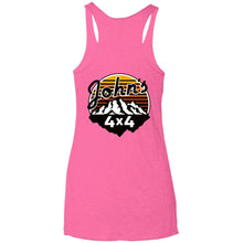 John's 4x4 2-sided print NL6733 Next Level Ladies' Triblend Racerback Tank