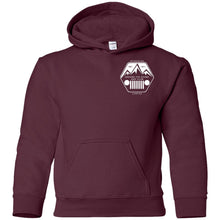 ASJC 2-sided print with Freedom flag on back G185B Gildan Youth Pullover Hoodie