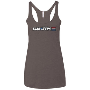 Trail Jeeps NL6733 Next Level Ladies' Triblend Racerback Tank