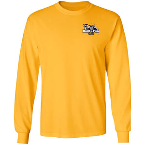 Built4Fun grey 2-sided print G240 Gildan LS Ultra Cotton T-Shirt