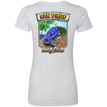 San Diego jeep club 2-sided print NL6710 Ladies' Triblend T-Shirt