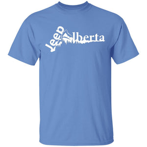 Jeep Alberta white logo G500 Gildan 5.3 oz. T-Shirt