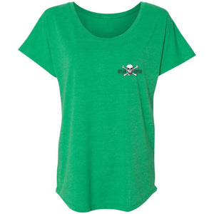 Outlaw Jeepers 2-sided print NL6760 Ladies' Triblend Dolman Sleeve