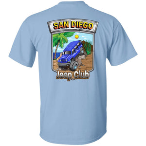 San Diego jeep club 2-sided print 2-sided print G500B Gildan Youth 5.3 oz 100% Cotton T-Shirt