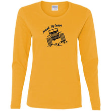 Juiced Up Jeeps G540L Gildan Ladies' Cotton LS T-Shirt