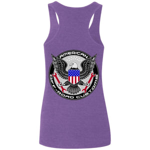 American Off-Road 2-sided print G645RL Ladies' Softstyle Racerback Tank