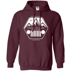 ASJC white logo G185 Gildan Pullover Hoodie 8 oz.