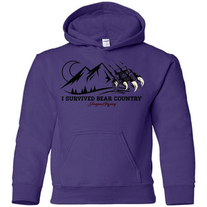 I survived G185B Gildan Youth Pullover Hoodie