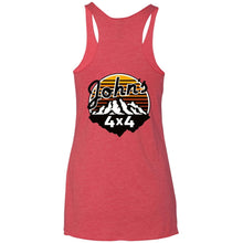 John's 4x4 2-sided print NL6733 Next Level Ladies' Triblend Racerback Tank