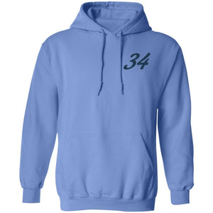 Yeti Motorsports blue logo 2-sided print G185 Gildan Pullover Hoodie 8 oz.