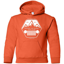 ASJC white logo G185B Gildan Youth Pullover Hoodie