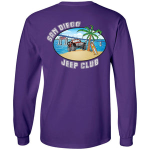 SDJC 2-sided print G240 Gildan LS Ultra Cotton T-Shirt