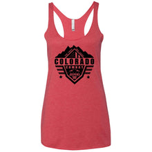 Colorado Combat Jeepers NL6733 Next Level Ladies' Triblend Racerback Tank