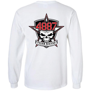 Tyler Racing 2-sided print G240 Gildan LS Ultra Cotton T-Shirt