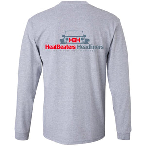 Heatbeaters 2-sided print G240 Gildan LS Ultra Cotton T-Shirt