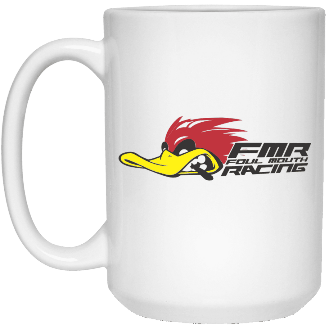 FOUL MOUTH RACING 21504 15 oz. White Mug
