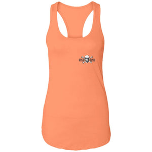 Outlaw Jeepers 2-sided print NL1533 Ladies Ideal Racerback Tank