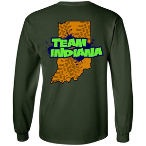 B&B Motorsports 2-sided print (Team Indiana back) G240 Gildan LS Ultra Cotton T-Shirt