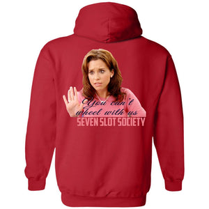 S7S white logo You Can't Wheel With Us 2-sided print Z66 Pullover Hoodie