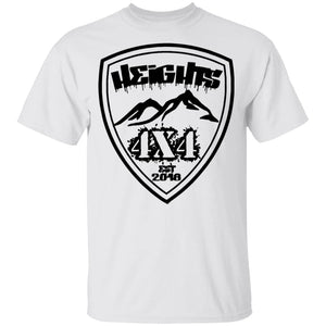 Heights 4x4 crest G500B Gildan Youth 5.3 oz 100% Cotton T-Shirt