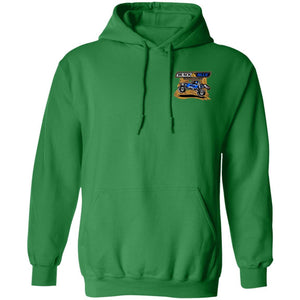 B&B Motorsports 2-sided print (Team Indiana back) G185 Gildan Pullover Hoodie 8 oz.