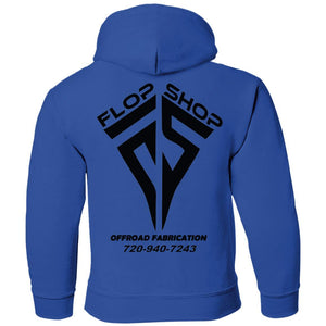 Flop Shop 2-sided print G185B Gildan Youth Pullover Hoodie