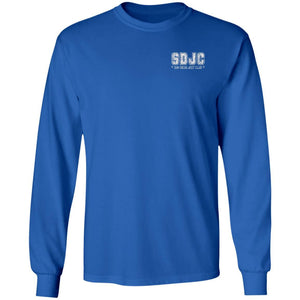 SDJC 2-sided print G240 Gildan LS Ultra Cotton T-Shirt