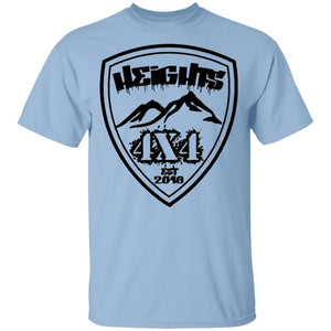 Heights 4x4 crest G500B Gildan Youth 5.3 oz 100% Cotton T-Shirt