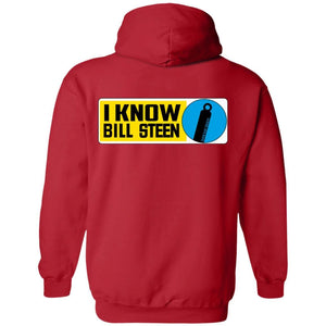 S7S white logo Bill Steen 2-sided print Z66 Pullover Hoodie