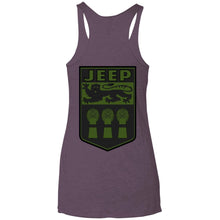JSK_ Dark Star 2-sided print NL6733 Next Level Ladies' Triblend Racerback Tank