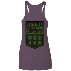 JSK_ Dark Star 2-sided print NL6733 Next Level Ladies' Triblend Racerback Tank