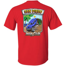 San Diego jeep club 2-sided print 2-sided print G500B Gildan Youth 5.3 oz 100% Cotton T-Shirt